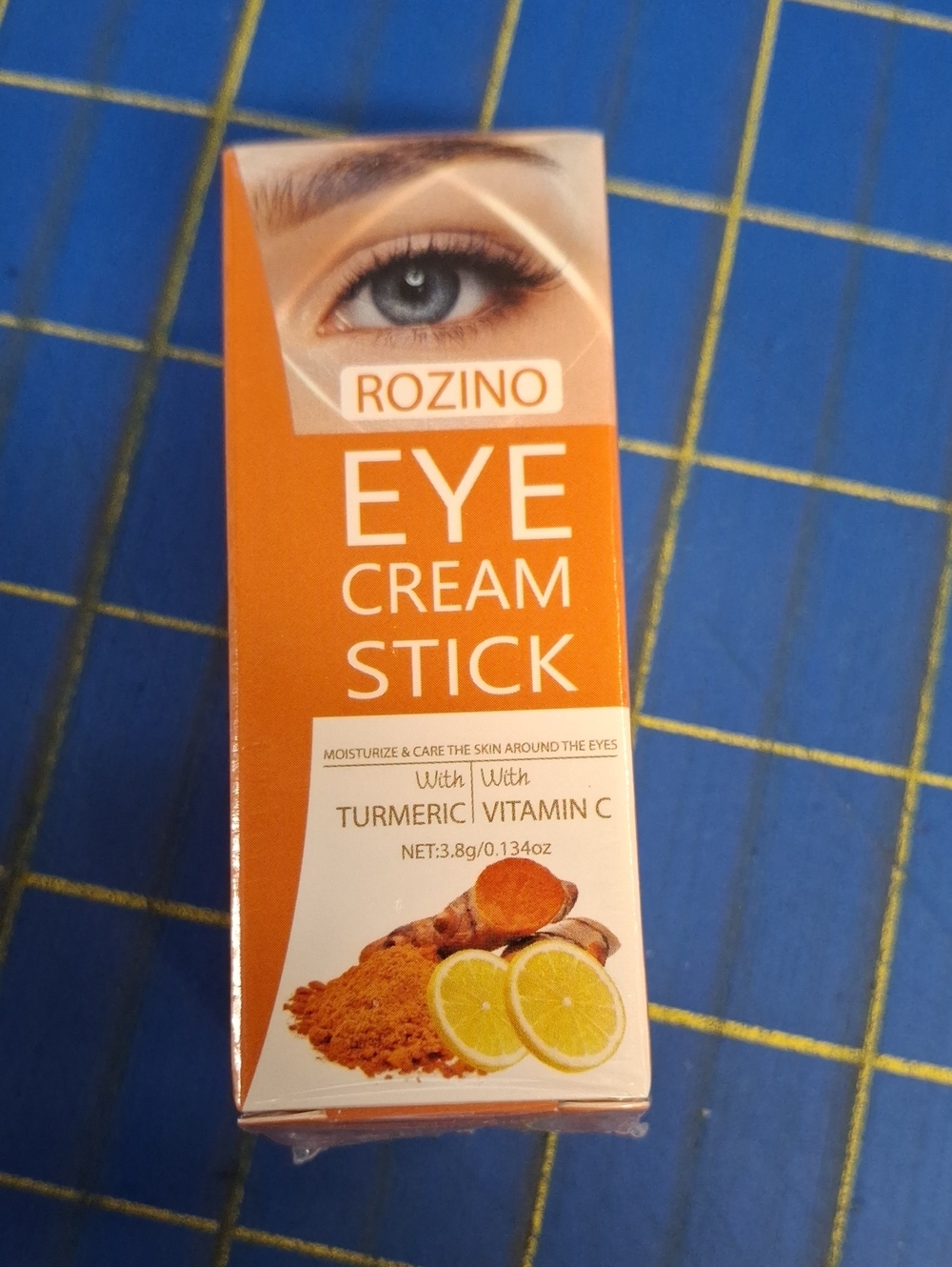 Rozino Turmeric + Vitamin C Eye Cream Stick 3.8g New Sealed Box